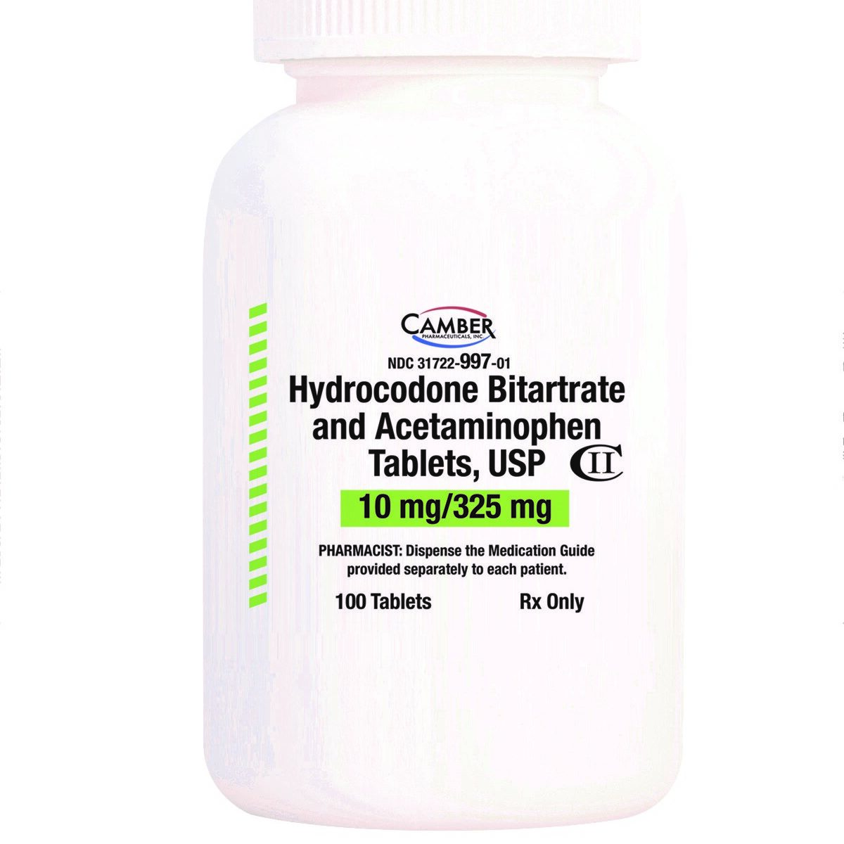 Hydrocodone 325mg/10mg