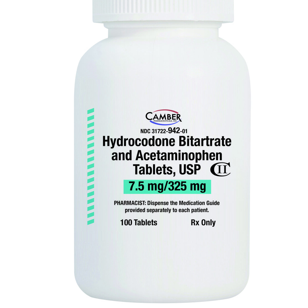 Hydrocodone 325mg/7.5mg